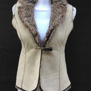 Alfani Petite Faux Fur Button Vest PXS